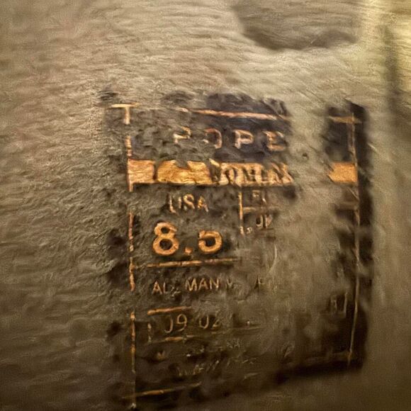 Roper Women’s Size 8.5 Western Cowboy Boots Gray Blue Stitching Square Toe All M - Picture 6 of 8